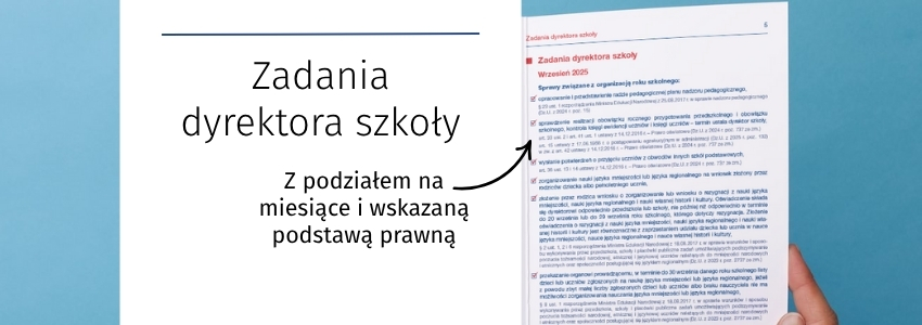 Kalendarz DS zadania dyrektora szkoły